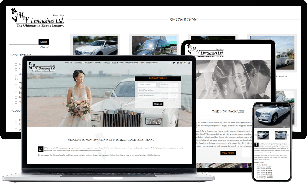 stunning visual content Website Design Packages
