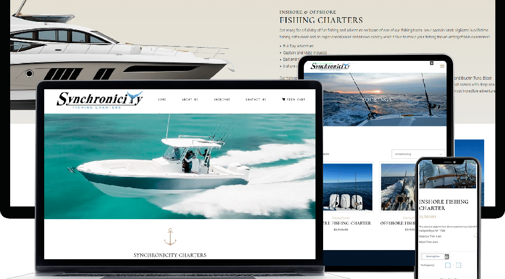 Boat Charter Website