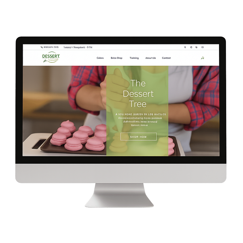 Bakery & Cake Shop Web Design