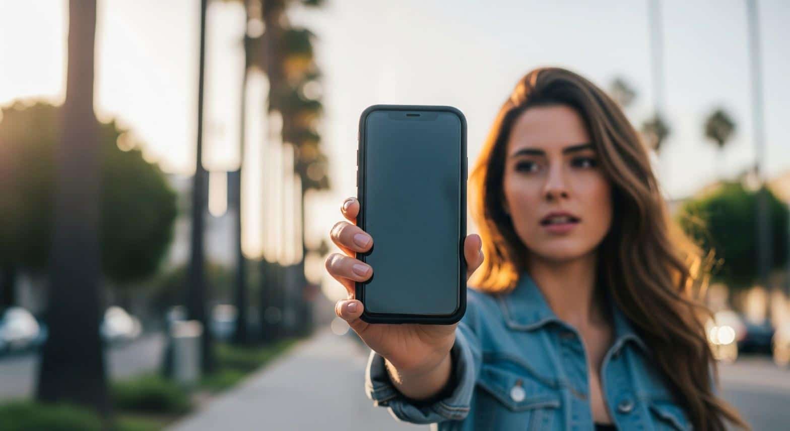 Los Angeles customer encountering a website problem on a mobile device