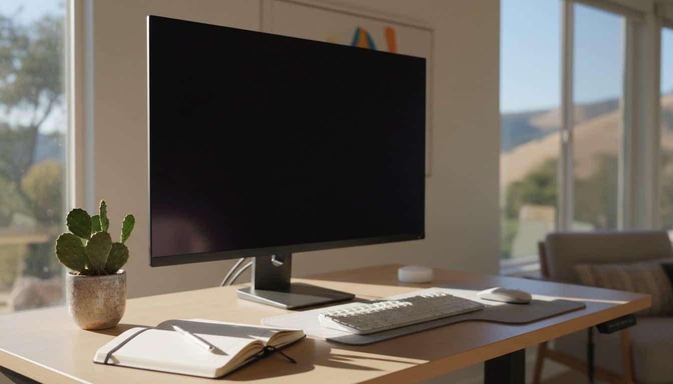 Custom website design workstation setup for a Thousand Oaks business
