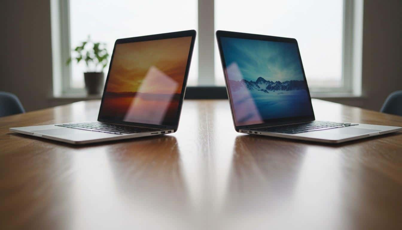 Side-by-side comparison of two website designs for a custom website design project in Thousand Oaks