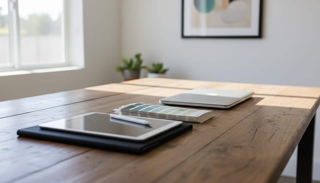 Smartphone and checklist representing a mobile website audit for a Westlake Village business