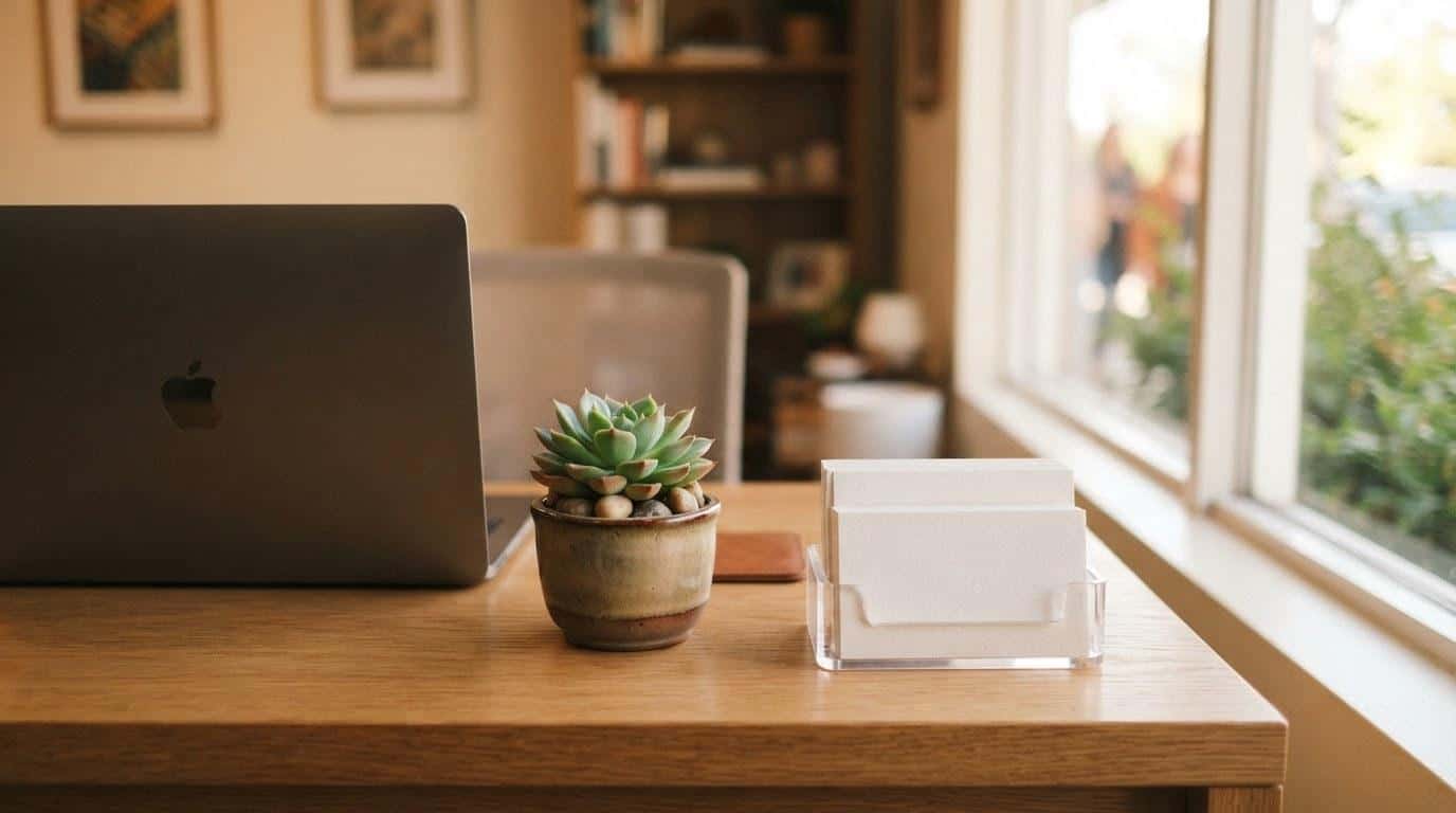 Small business reception desk in Thousand Oaks representing local SEO and online presence for service businesses