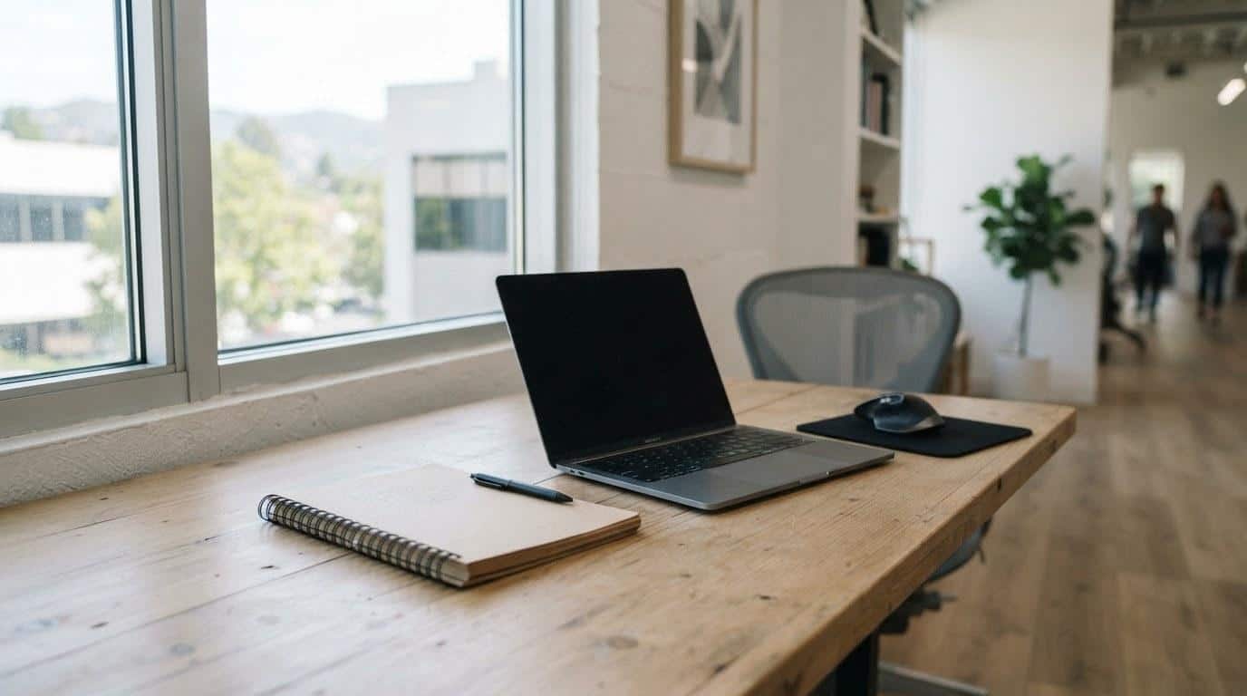 Website analytics dashboard on a desktop monitor for an Agoura Hills business