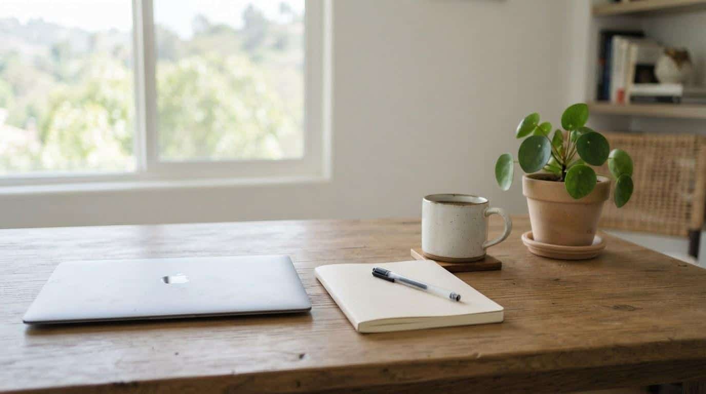Social media marketing package proposals laid out on a conference table in Calabasas